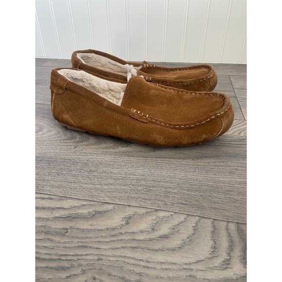 Koolaburra by UGG Slippers Men's Size 10 Tipton CHESTNUT, Faux Fur Lined - Picture 1 of 7